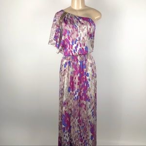 JESSICA SIMPSON ONE SHOULDER MAXI DRESS
